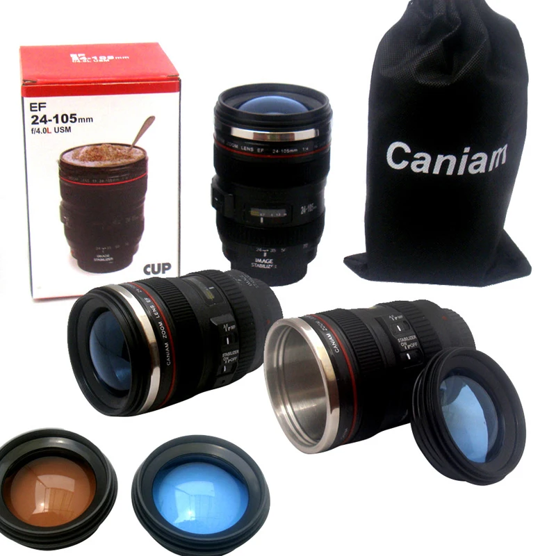 Фотокамера с объективом семейная чашка кофейная кружка питьевой чай дорожный