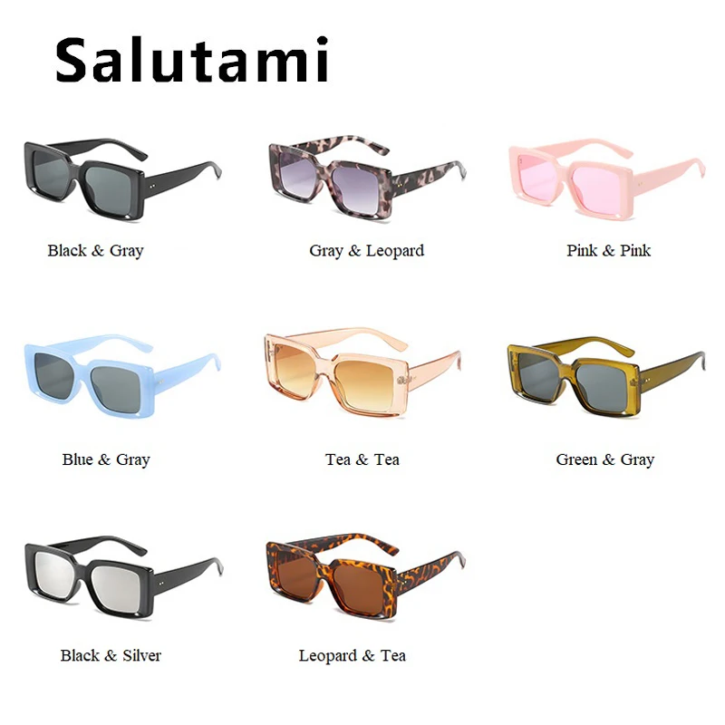 

Vintage New Fashion Brand Gradient Blue Sunglasses For Women Elegant Gradient Rivet Sun Glasses Men Retro Black Brown Eyewear