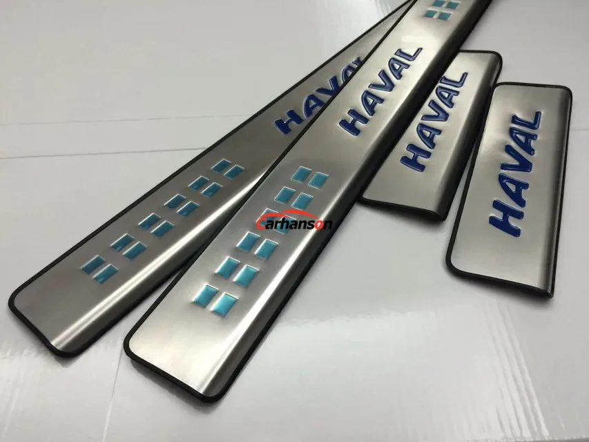 Накладка на порог двери из нержавеющей стали для Haval Hover H6 Coupe Защитная Наклейка