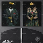 Набор для творчества Вечный Королевский скелет, настенный постер с художественной печатью, офисное настенное украшение для дома, плавающая рамка