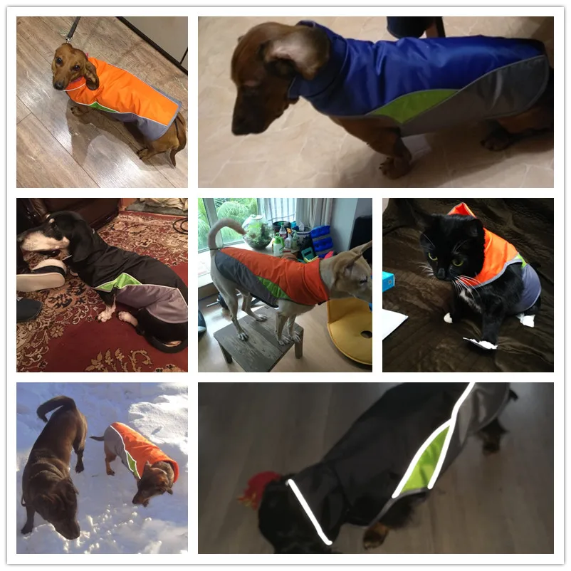 Ropa Para Perros Светоотражающая Одежда для собак водонепроницаемая куртка для собак теплая куртка для таксы жилет для маленьких больших собак Одежда для домашних животных
