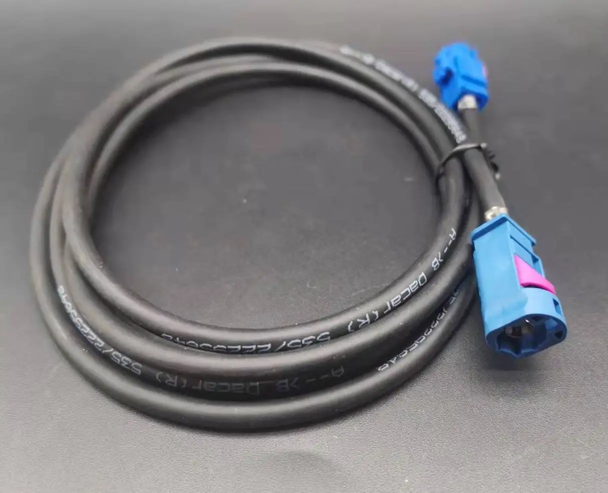 1.5M for Volkswagen Touareg camera rear video cable male and female head adapter HSD LVDS USB extension wire line |