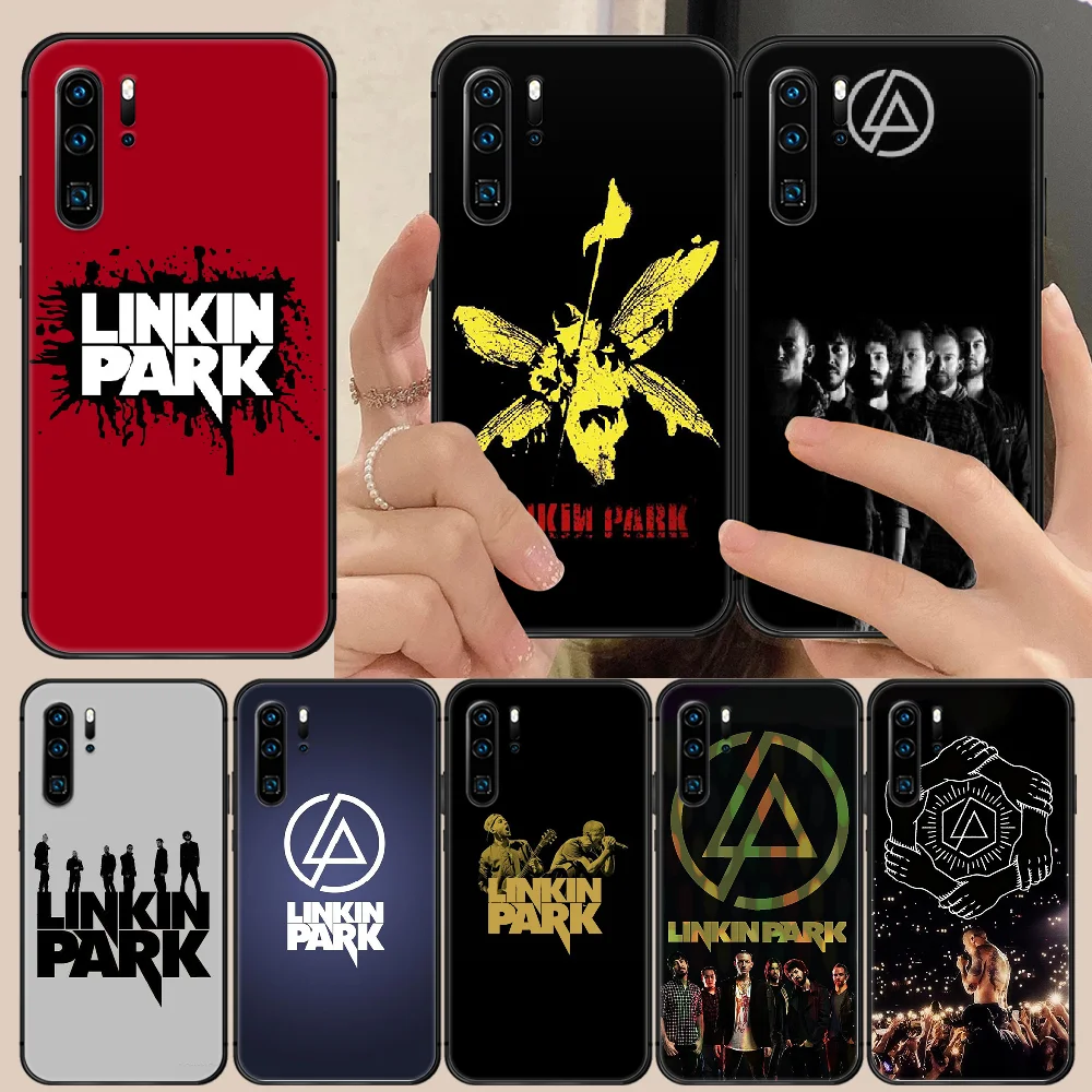 

linkin Rock and park Phone Case Cover Hull For Huawei P8 P9 P10 P20 P30 P40 Lite Pro Plus smart Z 2019 black prime pretty funda