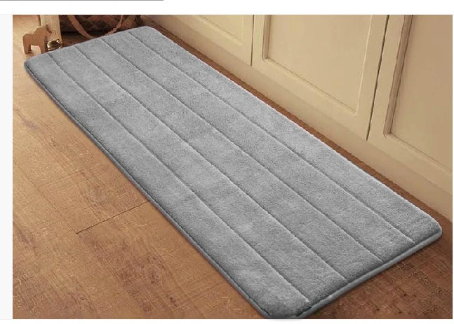 Новое поступление кораллового бархата с эффектом памяти нескользящий коврик мягкий для ванной комнаты