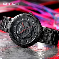 luxury brand watches men waterproof fashion stainless steel strap silver quartz watch for men clock relogio masculino gift