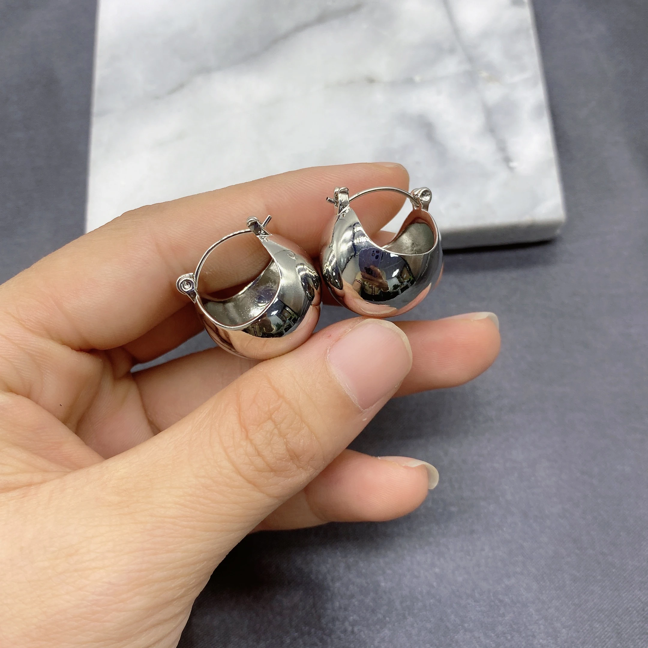 5 шт./партия высокое качество Лучшая цена крошечное ведро стиль красивые серьги