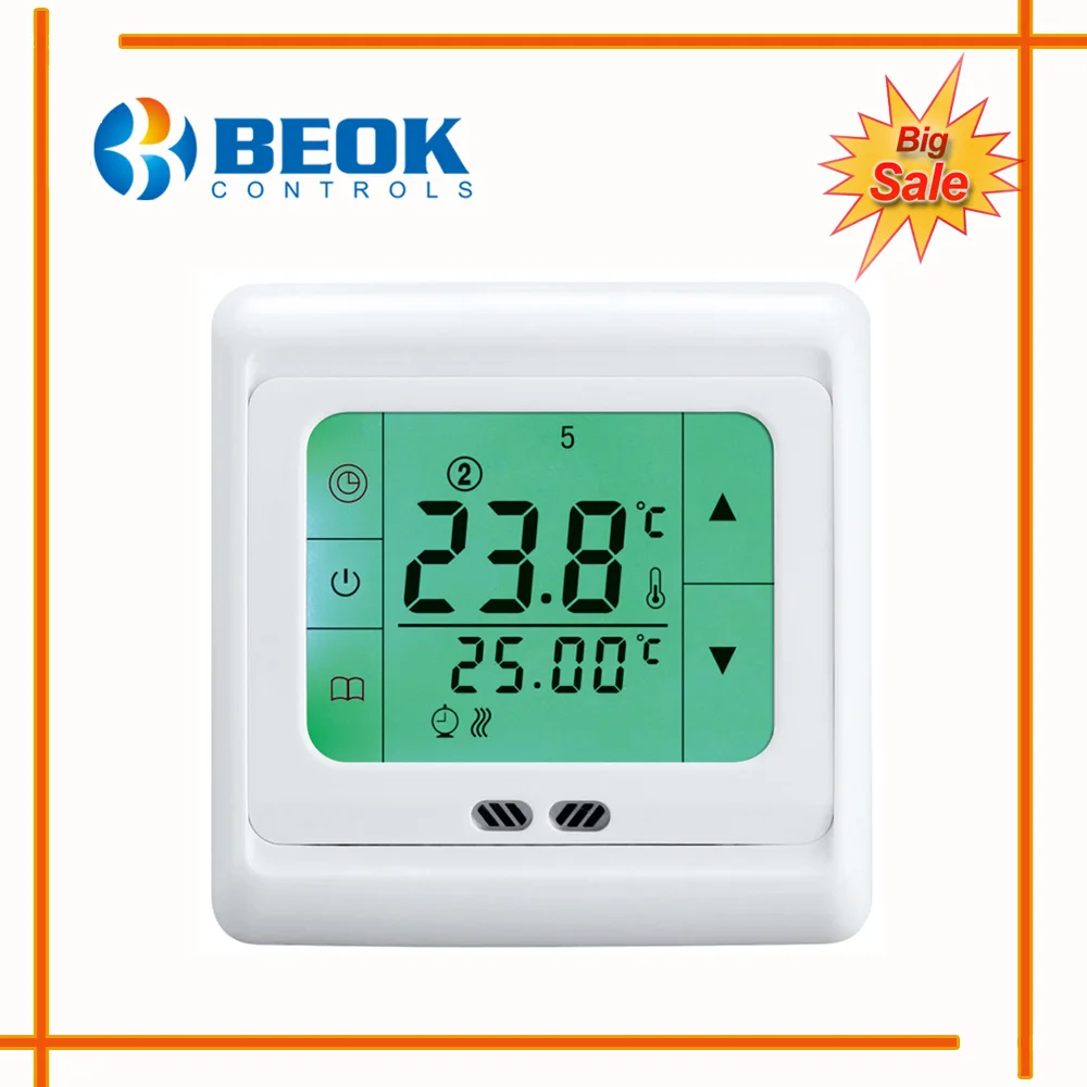 Beok 16A подогрев пола термостат сенсорный регулятор экрана теплый пол с