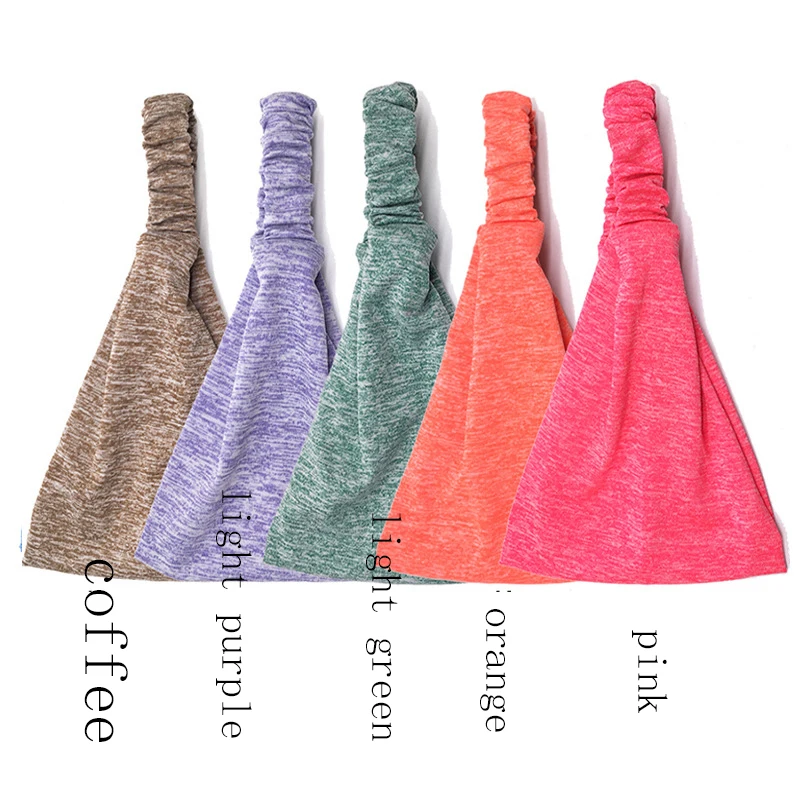 3 шт. спортивные заколки эластичная Тюрбан повязка на голову для женщин и мужчин