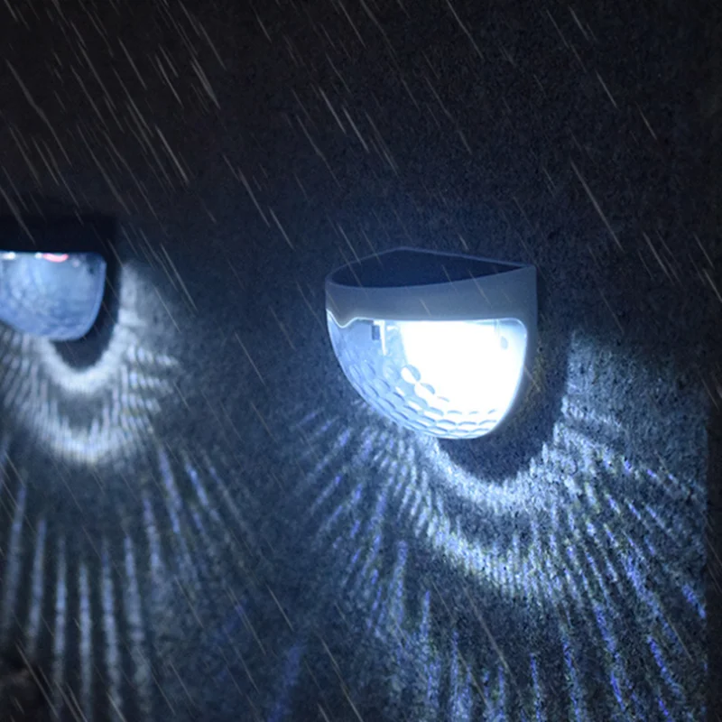 

1/2/4 PCS Led Solar Stair Fence Lamp Decoration for Patio Stairs Garden Yard Solar Lights Solar Step Lights Outdoor Waterproof