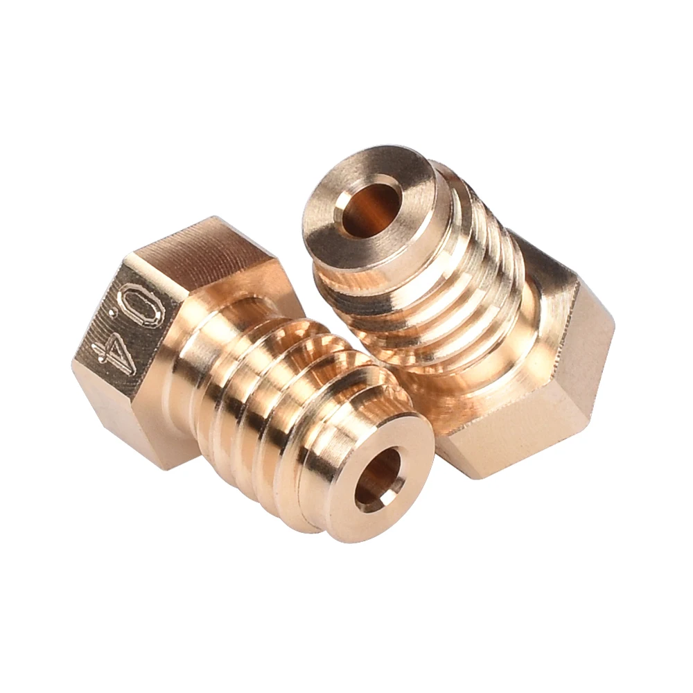 Haetus V6 латунная насадка 1 75 мм нить 0 2/0 3/0 4/0 5/0 6/0 8 для E3D V5 Hotend Prusa i3 MK3 детали 3D