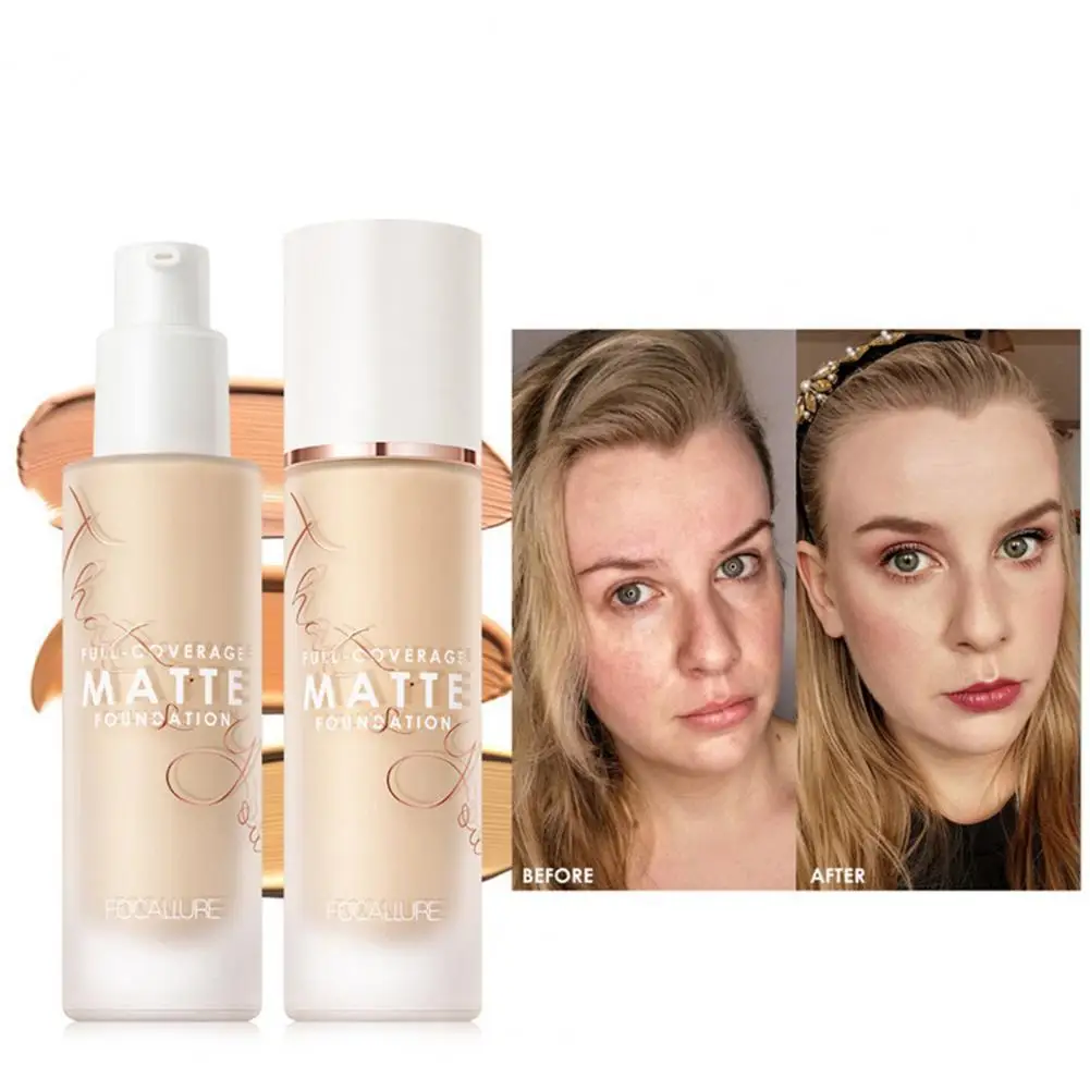 

Foundation Base Cream Waterproof Facial Makeup Matte Professional Foundation Base Cream for Party