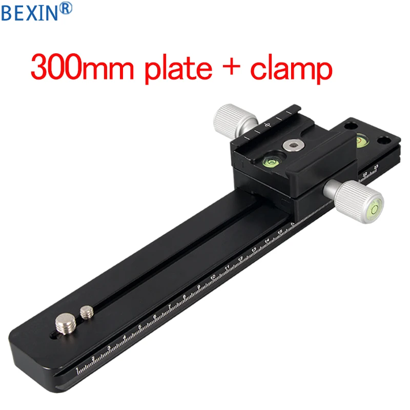 1 pcs p300 BEXIN панорамный длинный телефото двойной слой БЫСТРОРАЗЪЕМНАЯ пластина зажим Arca Швейцарский штатив для камеры Адаптер кронштейн штатив Holde - Цвет: 1 pcs p300