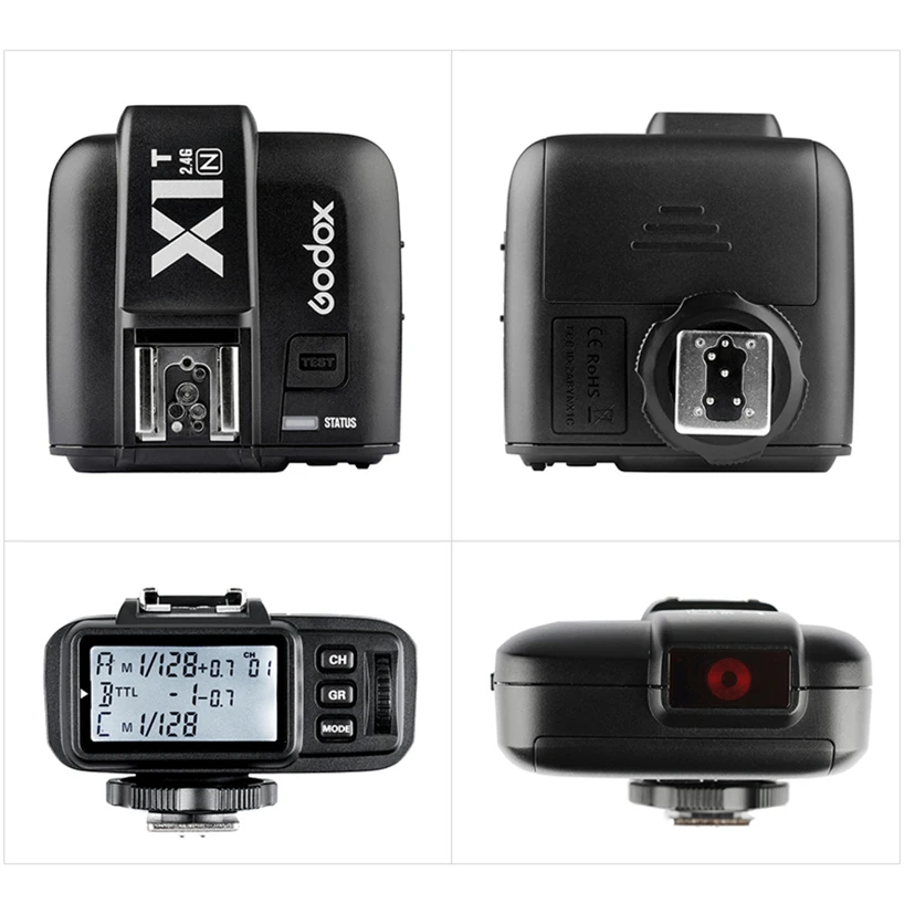 Вспышка Godox X1N X1T N 2 4G E TTL Wireless 1/8000s с триггером Speedlite одиночный передатчик (TX) для Nikon