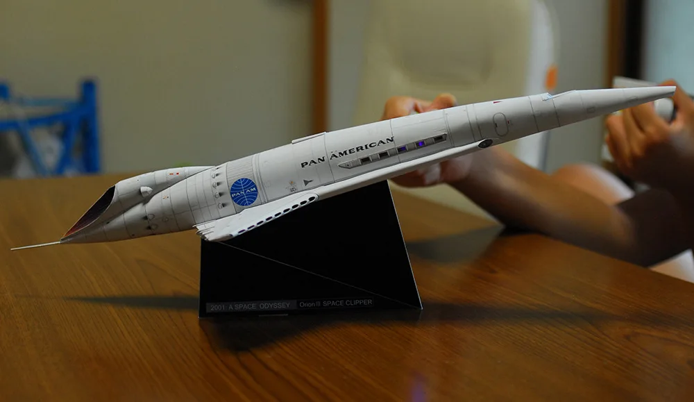 Военная Модель 47 см космический корабль Orion III DIY 3D модель бумажной карты