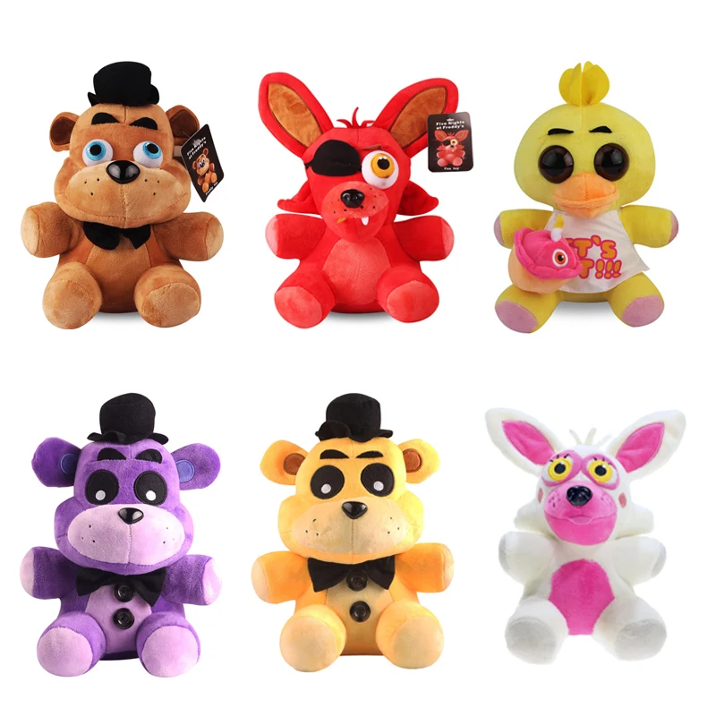 36 моделей 18 см FNAF плюшевые игрушки Dool животные Фантом Фокси набивные куклы для