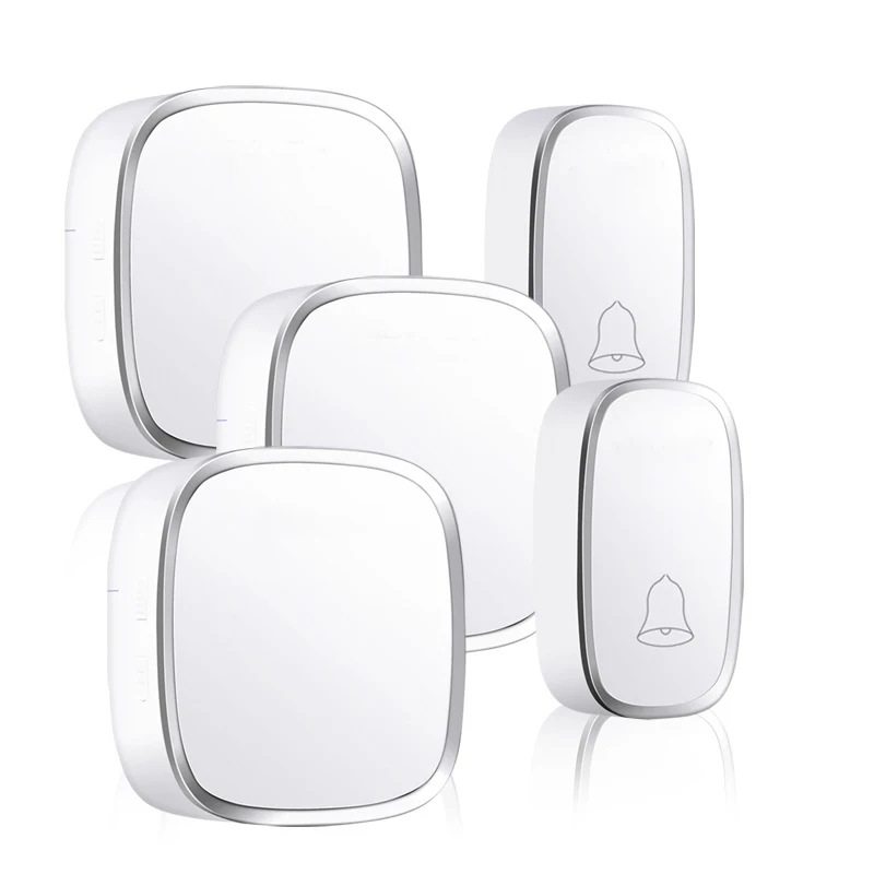 Беспроводной дверной звонок водонепроницаемый светодиодный светильник