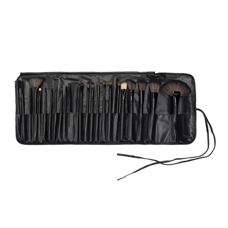 Профессиональный набор кистей для макияжа 24 шт. и инструментов туалетных