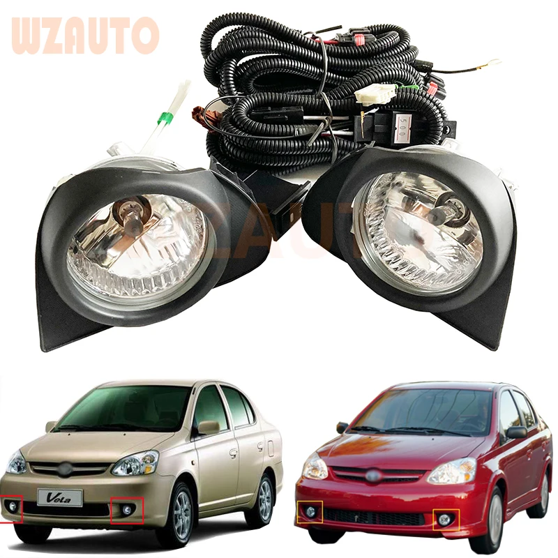 

Комплект противотумансветильник переднего бампера для Toyota Echo Vela 2003 2004 2005 2006