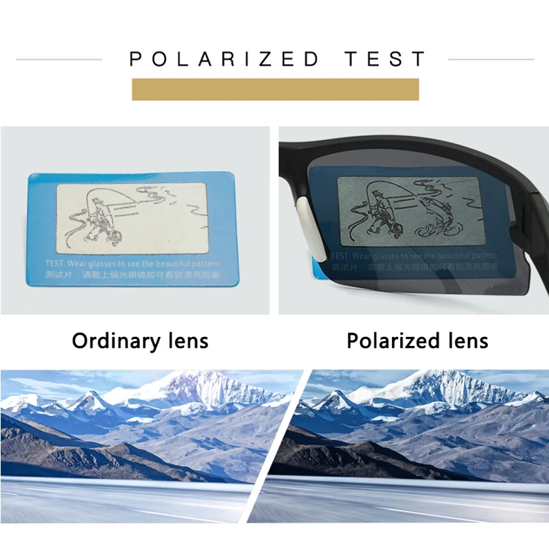 

Sport Polarized Sunglasses Polaroid Sun Glasses Goggles UV400 Windproof Sunglasses for Men Women Fishing Retro De Sol Masculino