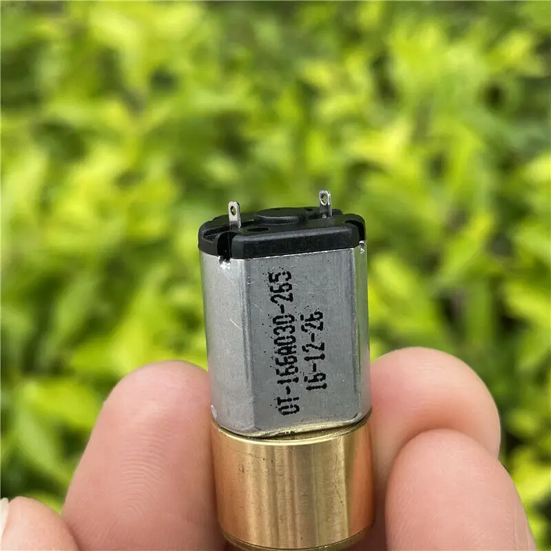 Миниатюрный электродвигатель с металлическим редуктором постоянный ток 1 5 В 3 в 7