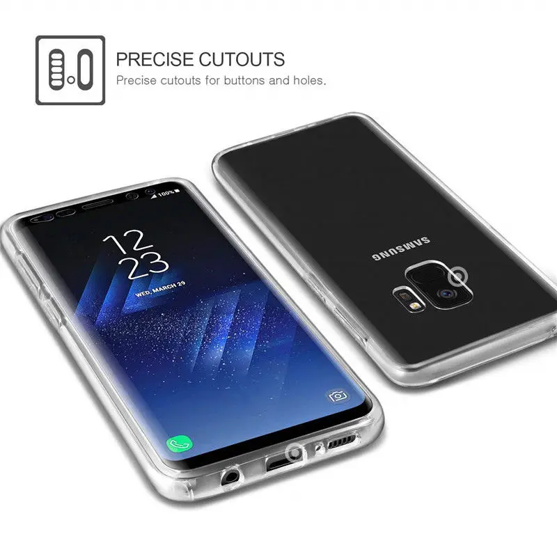 Чехол для Samsung Note 10 Plus A6 A7 A8 A9 A10 A20 A30 A40 A50 A60 A70 M10 M20 M30 тонкий чехол с полным покрытием