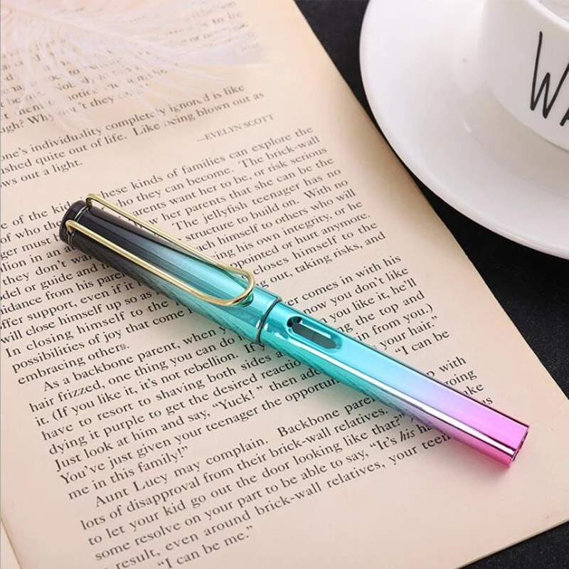 0 5 мм Роскошная перьевая ручка милые цветные ранцы школьные и офисные