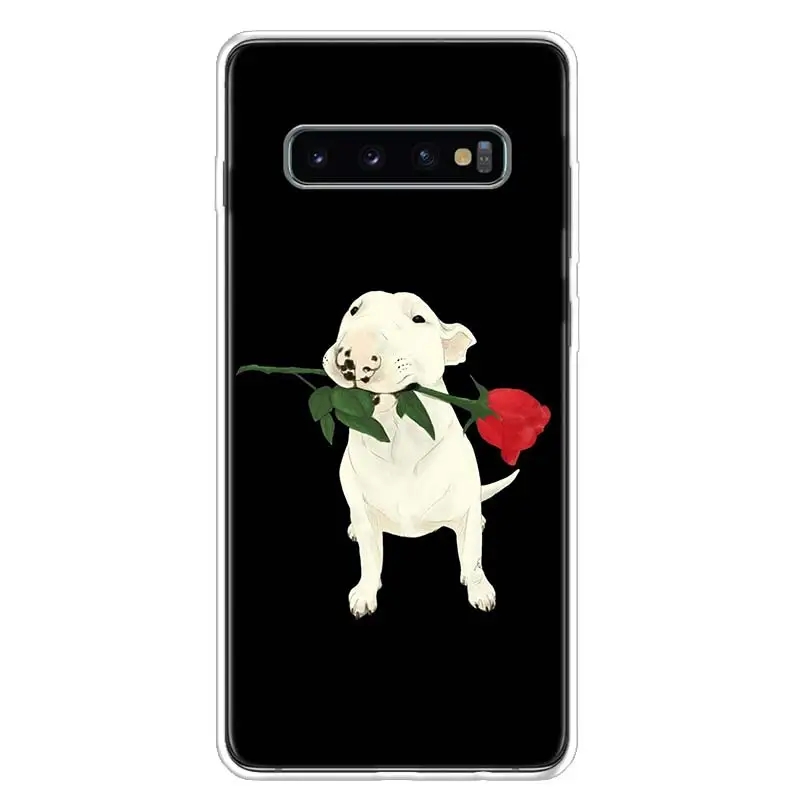 Чехол для телефона с щенками Бультерьера Galaxy A02S A03S A12 A22 A32 A42 A52 A72 A13 A23 A33 A53 A73 5G A10S A20S