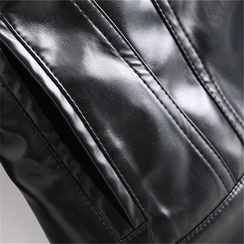 

ZXQJ Women 2020 Fashion Faux Leather Patchwork Loose Pocket Pepper Shirt Retro Papel Long Sleeve Single Breasted Blouse Chic Top