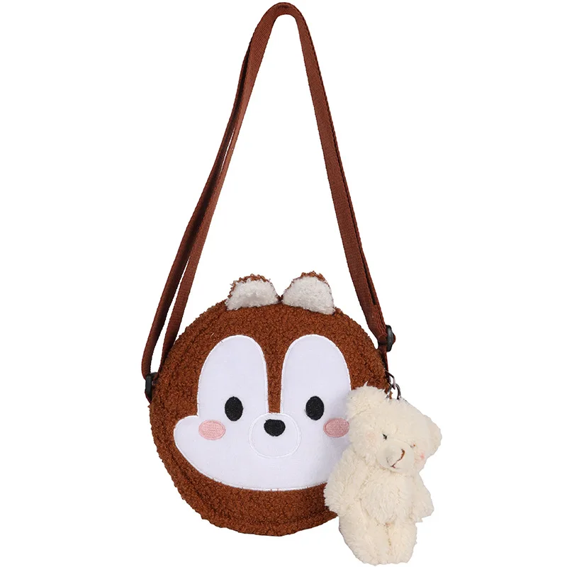 

Cute Cartoon Plush Animal Shape Youth Women Girls Shoulder Bag New Design Crossbody Messenger Bag for Phone Coin Purse Bag