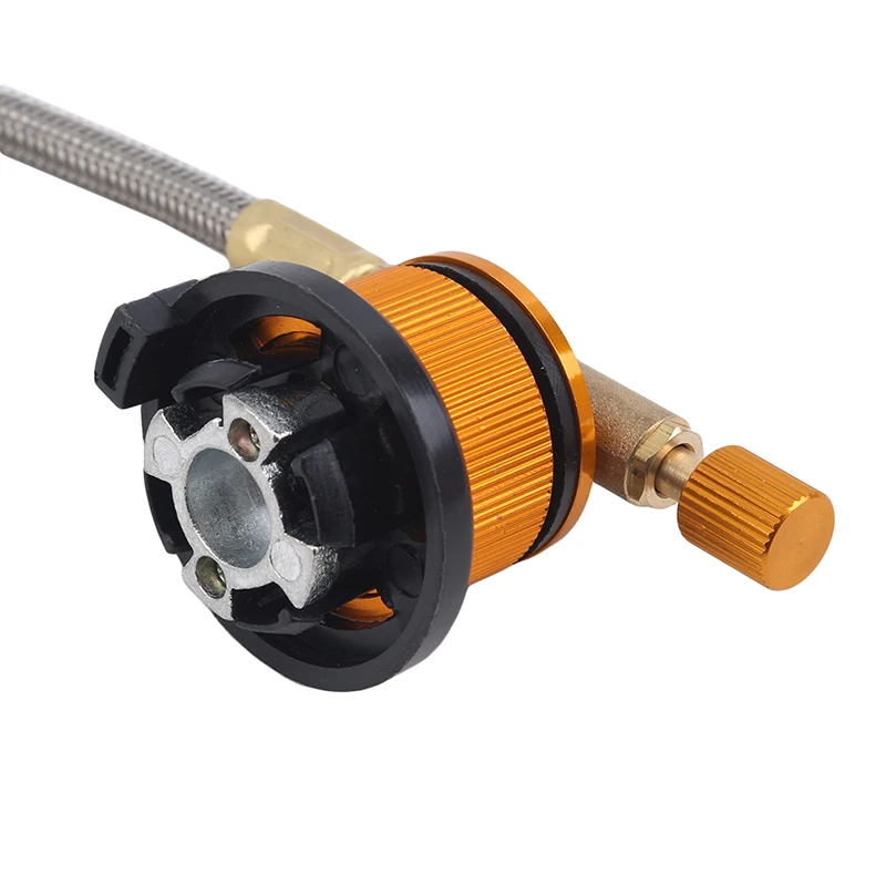 Открытый газовая плита Кемпинг пропан пополнения адаптер для горелки LPG плоская