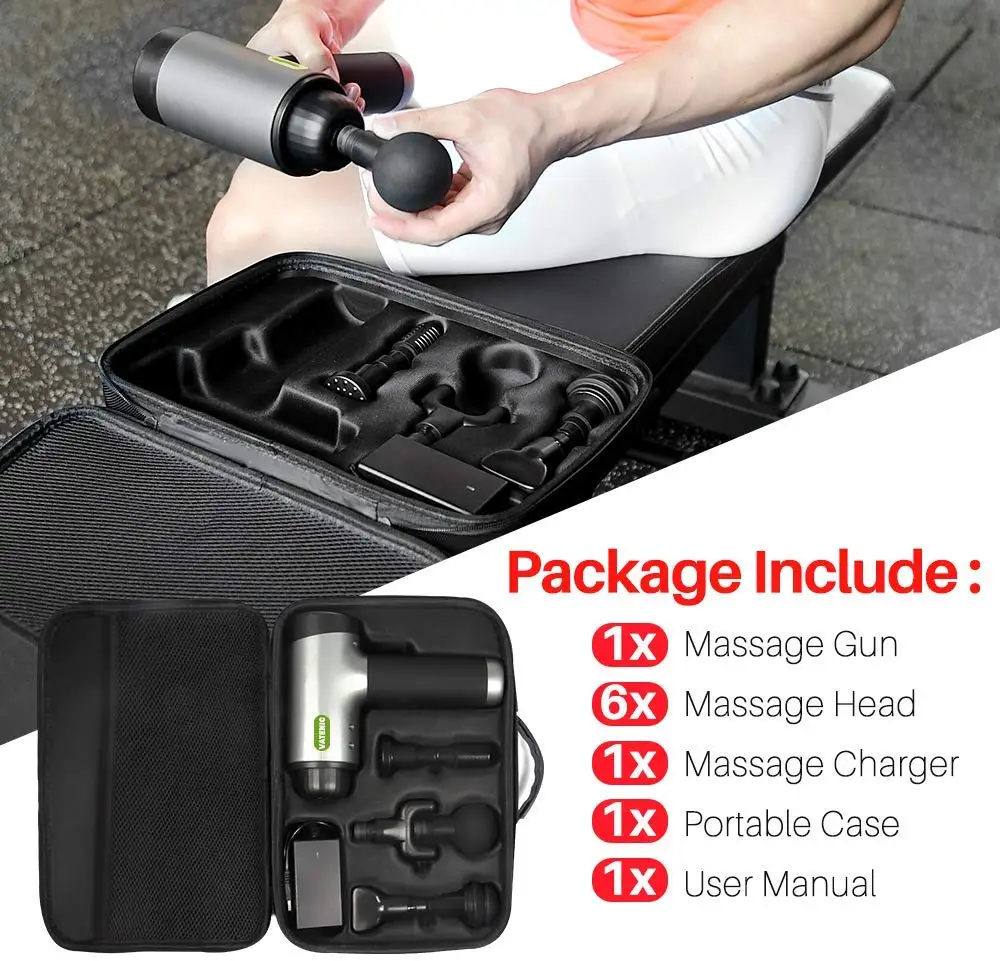 Новинка 2020 пистолет для массажа мышц массажер глубоких тканей терапевтический