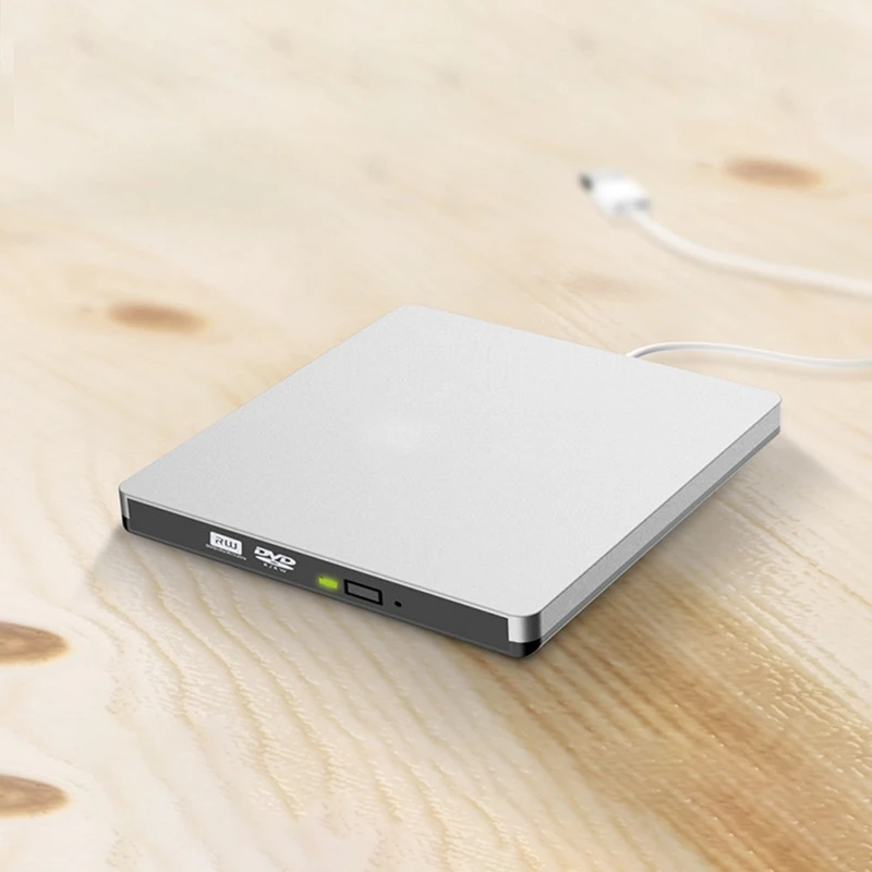 Внешний CD DVD привод USB 3 0 ультратонкий проигрыватель для ноутбука Mac настольного