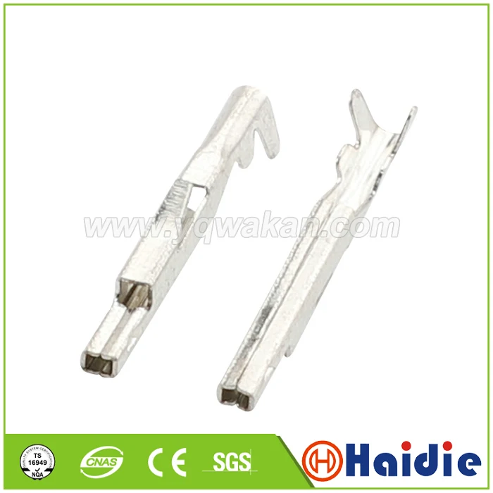 

Free shipping 50pcs auto terminal for elcetric connector, crimp pins loose terminals DJ629-0.6A