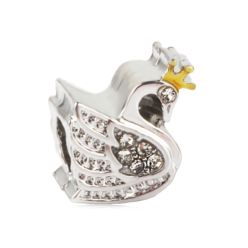 

AIFEILI 2021 New Flower Stars Lucky Cat Unicorn Horse Butterfly Dangle Beads Fit Original Pandora Charms Bracelets DIY Jewelry