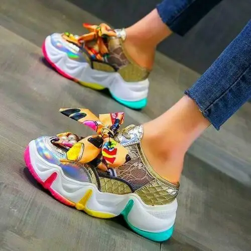 

Summer Women Platform High Heel Fashion Mules Gladiator Sandals Slippers Shoes