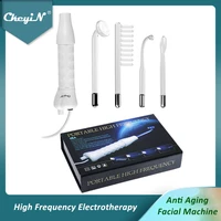 ckeyin high frequency electrode glass tube facial machine spot remover acne treatment skin care spa eliminates wrinkles massager