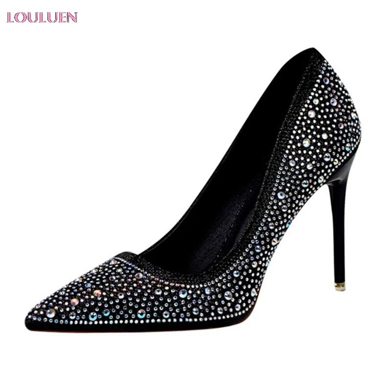 LOULUEN 2020 пикантные женские сандалии модная женская обувь для торжеств с
