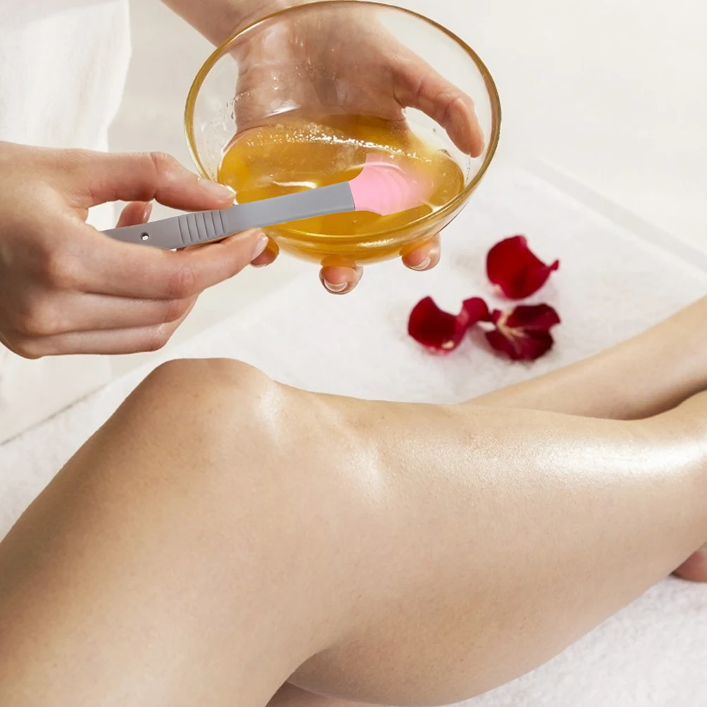 

5pcs Creative Beauty Wax Scraper Care Silicone Scraper Cosmetic Beauty Tool