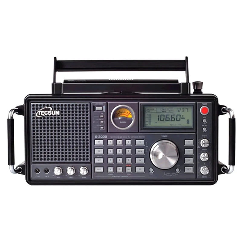 

TECSUN S-2000 Amateur Desktop Ham Radio SSB Dual Conversion FM/MW/SW/LW Air Band High Sensitivity and Good Selectivity Speaker