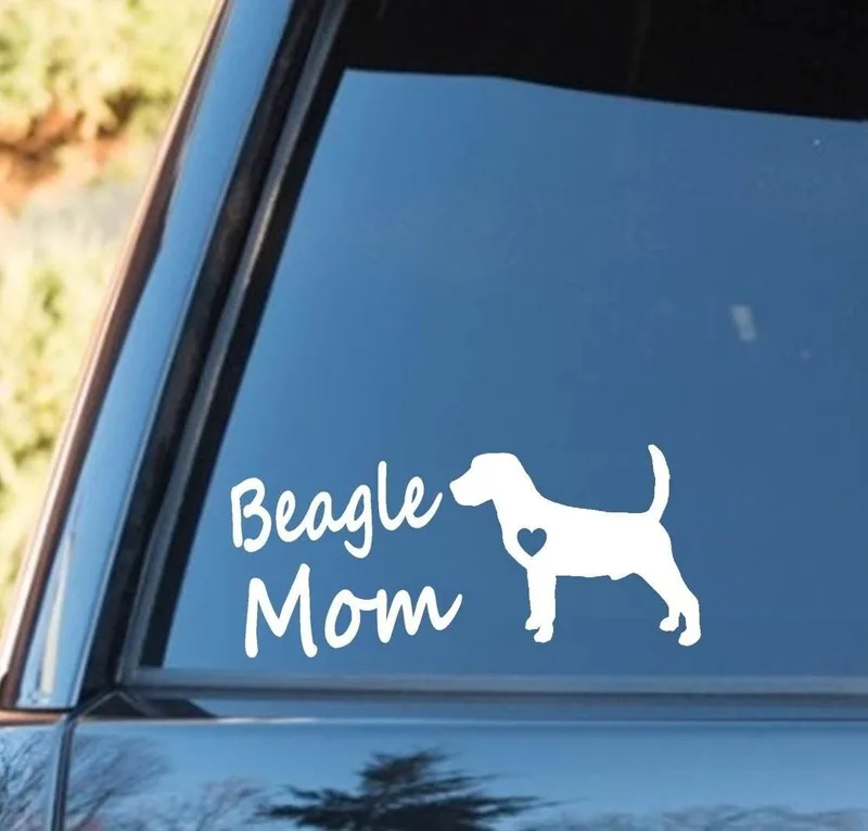 7 5 ''наклейка с изображением мамы собаки породы