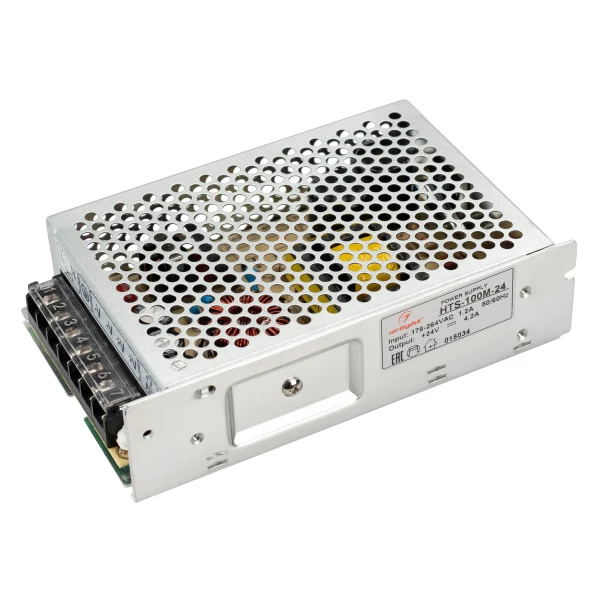 Блок питания HTS-100M-24 (24V 4.2A 100W) ( IP20 Сетка 3 года) | Лампы и освещение