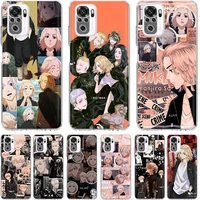 japanese manga tokyo avenger phone case funda for xiaomi redmi note 10 pro 9s 10s 9 8 pro 8t 8a 9a 9c 7 7a 6 6a k40 cover coque