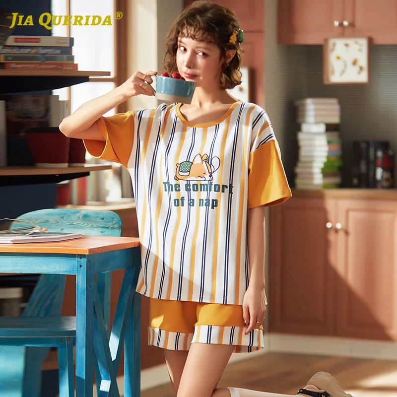 Домашняя одежда с вырезом лодочкой и коротким рукавом короткие штаны домашняя