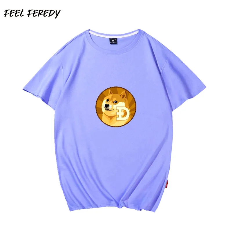 Забавная эксклюзивная футболка для собаки Сиба ину Dogecoin забавная астронавта moon