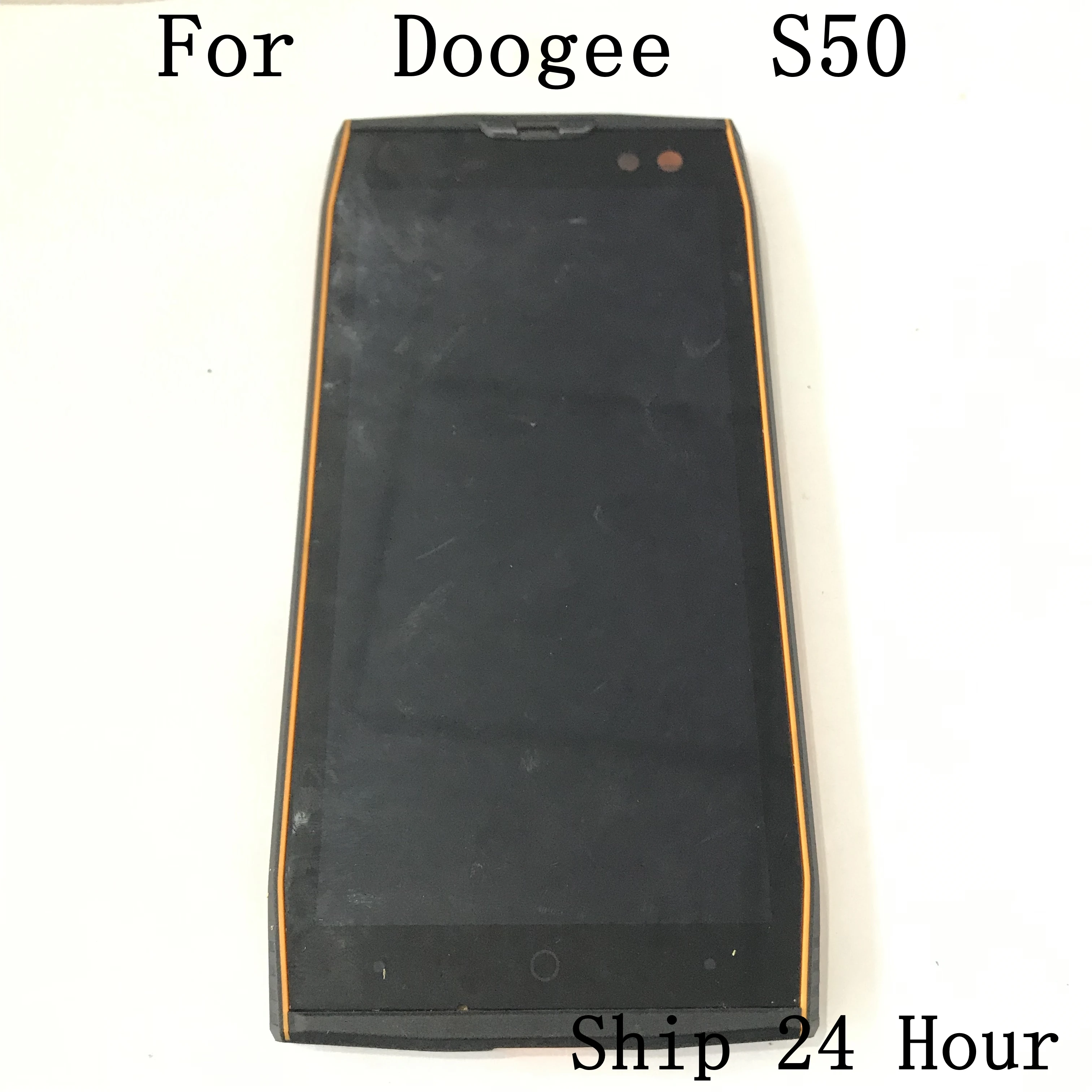 Doogee S50 используется ЖК экран сенсорный рамка приемник Динамик Для MTK6750T Octa Core 6G 64G 5