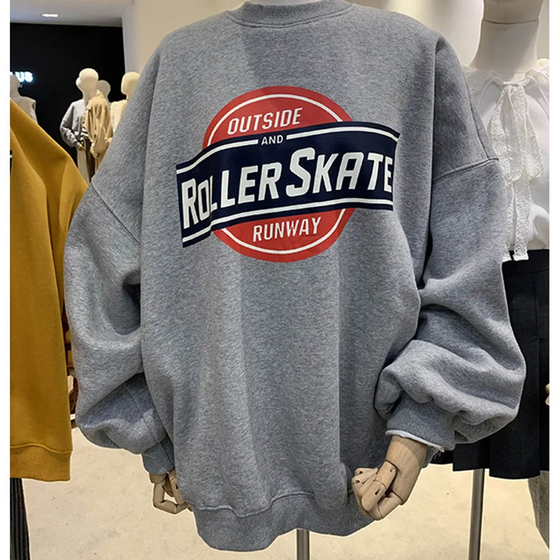 Женские свитшоты Poleron Pull Y2k осенне-весенние оверсайз с рисунком из мультфильма