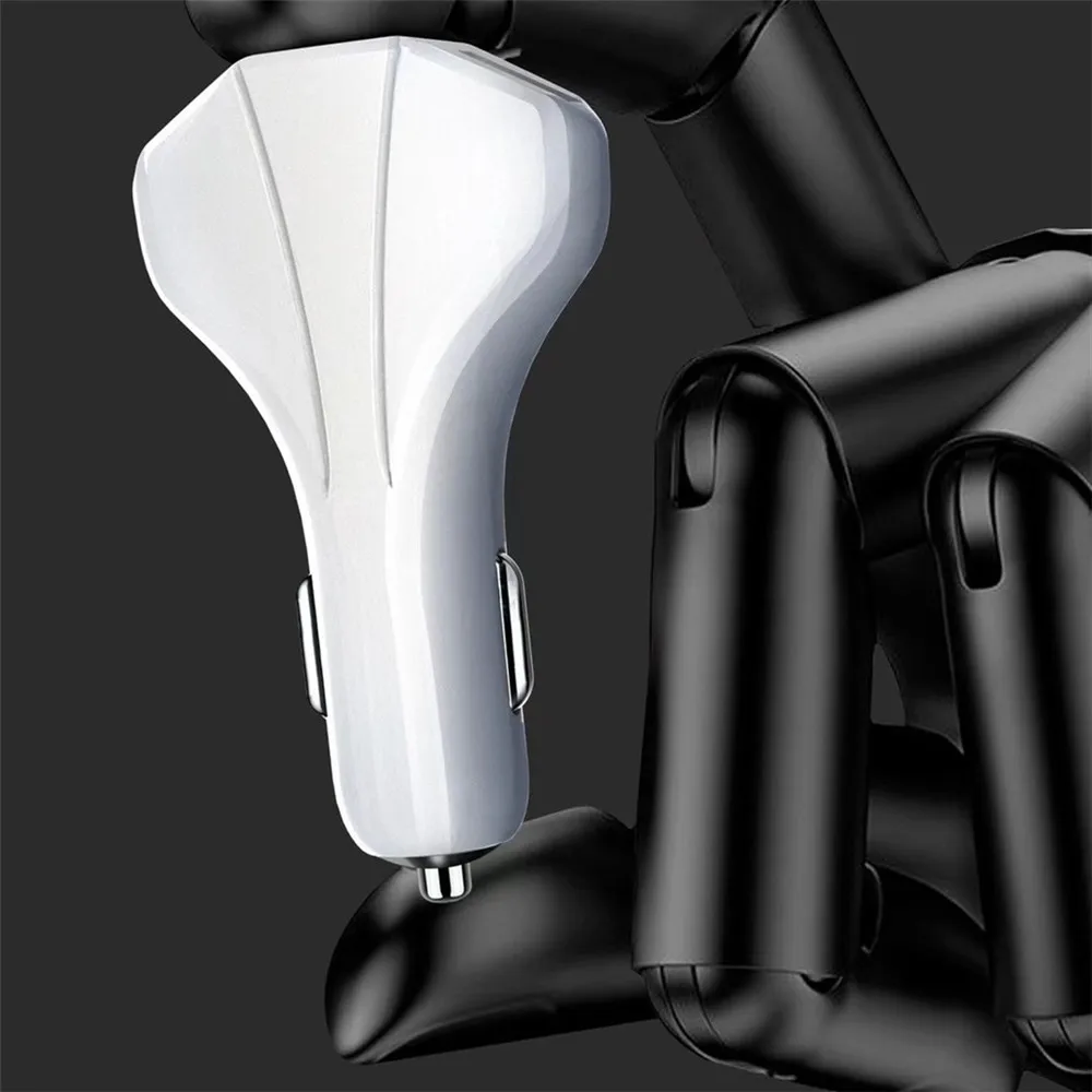 

30W Dual USB Car Charger LED PD QC 3.0 Plug 3.1A Fast Phone Charge Adapter For iPhone 12 Samsung Xiaomi Huawei Charger in car
