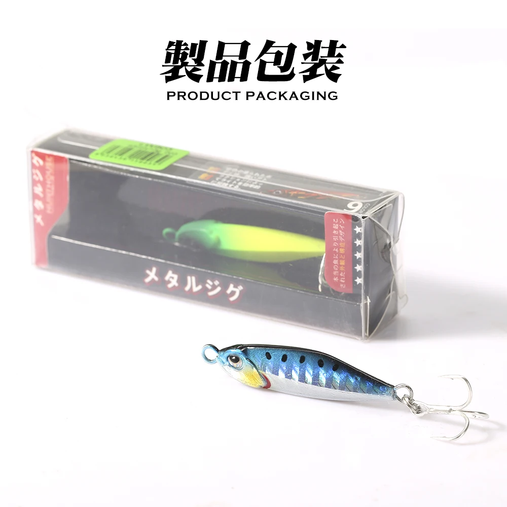 Hunthouse металлический микро джига рыболовные приманки литья крючковый лов pesca leurres