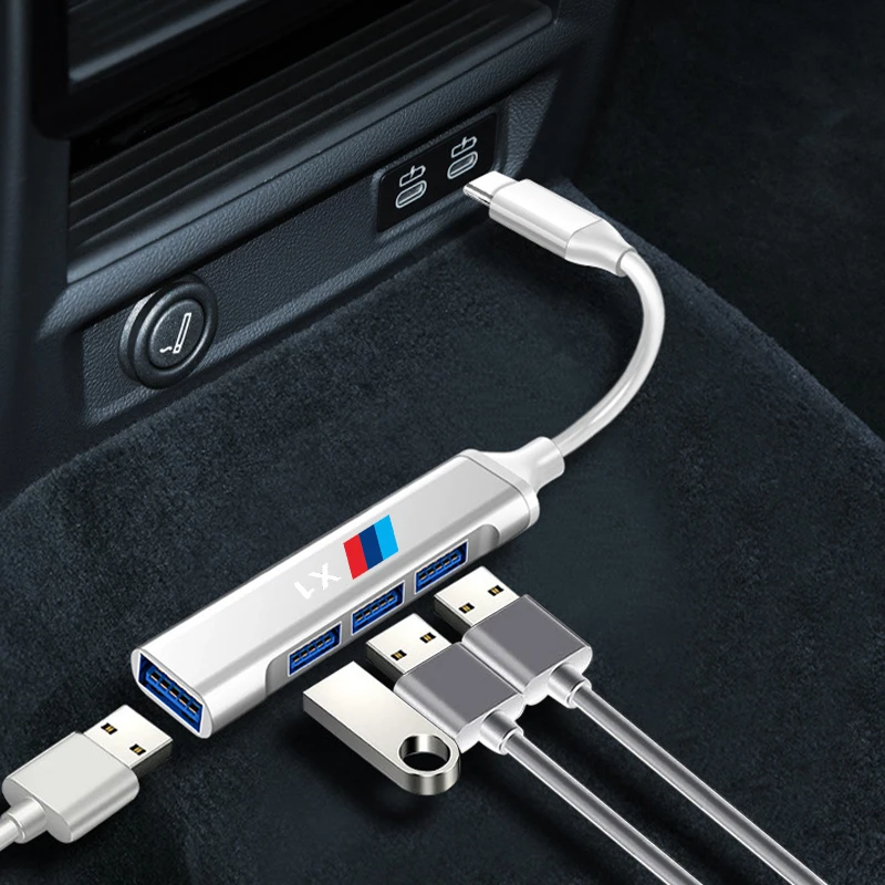 Поворотный USB-адаптер типа C 1 шт. концентратор с USB портом для BMW M X1 E34 E36 E39 E46 E53 E60 E61