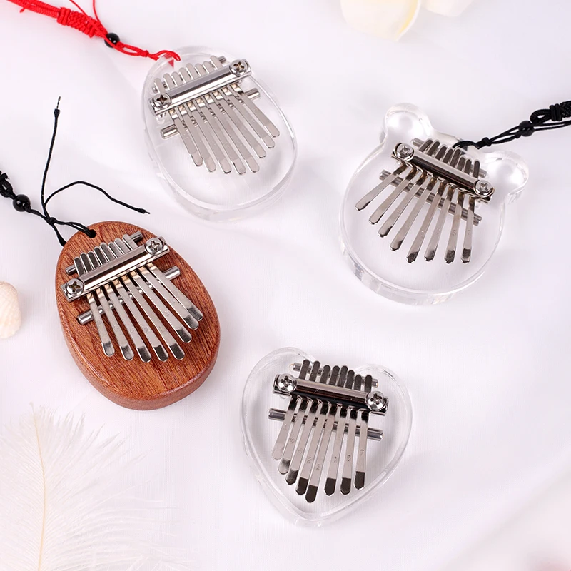 Мини пианино Kalimba с 8 клавишами для большого пальца отличный звук клавиатура